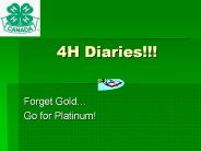 4H Diaries!!!