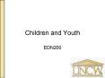 Children and Youth PowerPoint PPT Presentation