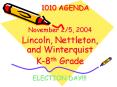 1010 AGENDA PowerPoint PPT Presentation