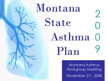 Montana State Asthma Plan