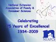 National Extension Association of Family PowerPoint PPT Presentation