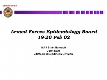 Armed Forces Epidemiology Board 1920 Feb 02