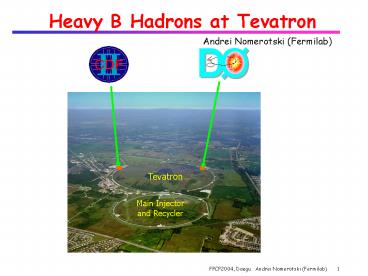 FPCP2004, Daegu Andrei Nomerotski Fermilab 1