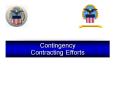 Contingency Contracting Efforts PowerPoint PPT Presentation