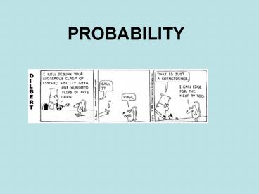PROBABILITY