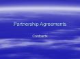 Partnership Agreements PowerPoint PPT Presentation