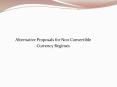 Alternative Proposals for Non Convertible PowerPoint PPT Presentation