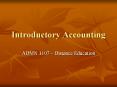 Introductory Accounting PowerPoint PPT Presentation