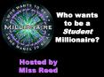 Who wants to be a Student Millionaire PowerPoint PPT Presentation
