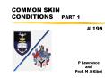 COMMON SKIN CONDITIONS PowerPoint PPT Presentation