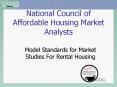 National Council of Affordable Housing Market Analysts PowerPoint PPT Presentation