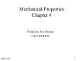 Mechanical Properties Chapter 4 PowerPoint PPT Presentation