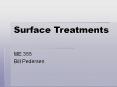 Surface Treatments PowerPoint PPT Presentation