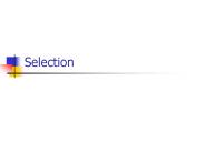 Selection