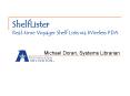ShelfLister Real-time Voyager Shelf Lists via Wireless PDA PowerPoint PPT Presentation