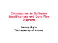 Introduction to Software Specifications and Data Flow Diagrams PowerPoint PPT Presentation