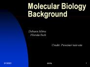 Molecular Biology Background