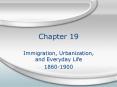 Immigration, Urbanization, and Everyday Life PowerPoint PPT Presentation
