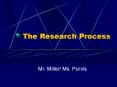 The Research Process PowerPoint PPT Presentation