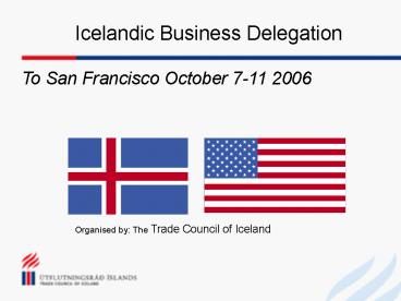 Icelandic Business Delegation