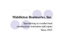 Middleton Boatworks, Inc. PowerPoint PPT Presentation