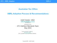 Australian Tax Office XBRL Adoption Process