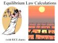 Equilibrium Law Calculations PowerPoint PPT Presentation
