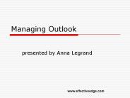 Managing Outlook