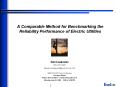 A Comparable Method for Benchmarking the Reliability Performance of Electric Utilities PowerPoint PPT Presentation