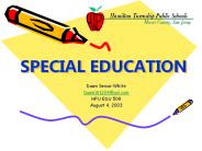 SPECIAL EDUCATION