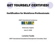 GET YOURSELF CERTIFIED