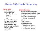 Chapter 6: Multimedia Networking