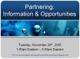 Partnering: Information PowerPoint PPT Presentation