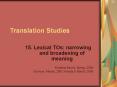 Translation Studies PowerPoint PPT Presentation