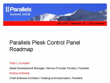 Parallels PPT Template