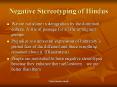 Negative Stereotyping of Hindus PowerPoint PPT Presentation
