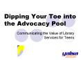 Dipping Your Toe into the Advocacy Pool PowerPoint PPT Presentation