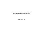 Relational Data Model