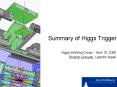 Summary of Higgs Trigger PowerPoint PPT Presentation