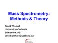 Mass Spectrometry: Methods PowerPoint PPT Presentation