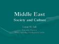 Middle East Society and Culture PowerPoint PPT Presentation