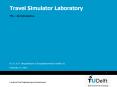 Travel Simulator Laboratory PowerPoint PPT Presentation