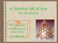 A Shoebox full of love 10th 16th December PowerPoint PPT Presentation