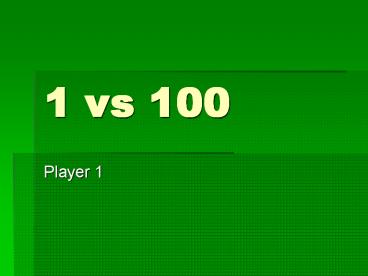 presentation player overlay