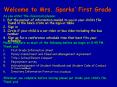 Welcome to Mrs. Sparks First Grade PowerPoint PPT Presentation