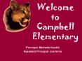 Welcome to Campbell Elementary PowerPoint PPT Presentation