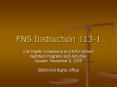 FNS Instruction 1131 PowerPoint PPT Presentation