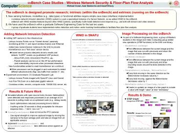 Adding WiFi sensors to the infrastructure