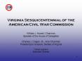 Virginia Sesquicentennial of the American Civil War Commission PowerPoint PPT Presentation