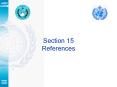 Section 15 References PowerPoint PPT Presentation